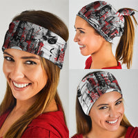Personalized Chicago City Skyline Neck Gaiter Urban Graffiti - Cloud Gate - Windy City Typography