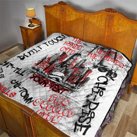 Personalized Chicago City Skyline Quilt Urban Graffiti - Cloud Gate - Windy City Typography