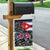 Cuba Flag Garden Flag Black with Red White Blue Patriotic Graphics and Cultural Doodle Design - Wonder Print Shop