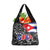 Cuba Flag Grocery Bag Black with Red White Blue Patriotic Graphics and Cultural Doodle Design - Wonder Print Shop