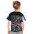 Cuba Flag Kid T Shirt Black with Red White Blue Patriotic Graphics and Cultural Doodle Design - Wonder Print Shop