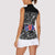 Cuba Flag Women Sleeveless Polo Shirt Black with Red White Blue Patriotic Graphics and Cultural Doodle Design - Wonder Print Shop