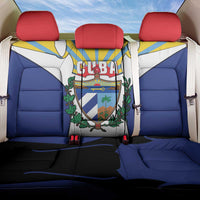 Cuba Coat of Arms Back Car Seat Cover Colorful Cuban Flag Shield with Red Yellow Blue Patriotic Design - Wonder Print Shop