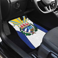 Cuba Coat of Arms Car Mats Colorful Cuban Flag Shield with Red Yellow Blue Patriotic Design - Wonder Print Shop