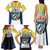 Cuba Coat of Arms Family Matching Tank Maxi Dress and Hawaiian Shirt Colorful Cuban Flag Shield with Red Yellow Blue Patriotic Design - Wonder Print Shop
