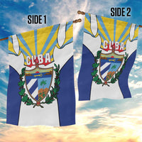 Cuba Coat of Arms Garden Flag Colorful Cuban Flag Shield with Red Yellow Blue Patriotic Design - Wonder Print Shop