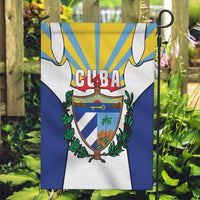 Cuba Coat of Arms Garden Flag Colorful Cuban Flag Shield with Red Yellow Blue Patriotic Design - Wonder Print Shop