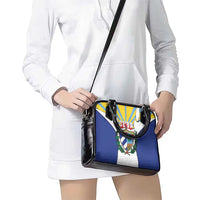 Cuba Coat of Arms Shoulder Handbag Colorful Cuban Flag Shield with Red Yellow Blue Patriotic Design - Wonder Print Shop