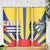 Cuba Coat of Arms Skinny Tumbler Colorful Cuban Flag Shield with Red Yellow Blue Patriotic Design - Wonder Print Shop