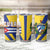Cuba Coat of Arms Tumbler Cup Colorful Cuban Flag Shield with Red Yellow Blue Patriotic Design - Wonder Print Shop