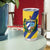 Cuba Coat of Arms Tumbler Cup Colorful Cuban Flag Shield with Red Yellow Blue Patriotic Design - Wonder Print Shop