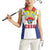 Cuba Coat of Arms Women Sleeveless Polo Shirt Colorful Cuban Flag Shield with Red Yellow Blue Patriotic Design - Wonder Print Shop