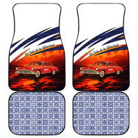 Cuba Classic Car Car Mats La Isla de la Libertad Red Vintage Auto with Cuban Flag Design - Wonder Print Shop