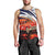 Cuba Classic Car Men Tank Top La Isla de la Libertad Red Vintage Auto with Cuban Flag Design - Wonder Print Shop