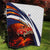 Cuba Classic Car Quilt La Isla de la Libertad Red Vintage Auto with Cuban Flag Design - Wonder Print Shop