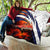 Cuba Classic Car Quilt La Isla de la Libertad Red Vintage Auto with Cuban Flag Design - Wonder Print Shop