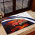 Cuba Classic Car Rubber Doormat La Isla de la Libertad Red Vintage Auto with Cuban Flag Design - Wonder Print Shop