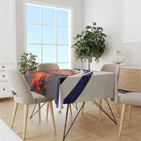 Cuba Classic Car Tablecloth La Isla de la Libertad Red Vintage Auto with Cuban Flag Design - Wonder Print Shop