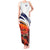 Cuba Classic Car Tank Maxi Dress La Isla de la Libertad Red Vintage Auto with Cuban Flag Design - Wonder Print Shop