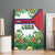 Cuba Floral Canvas Wall Art Tropical Flower Design with Cuban Flag and Cuba en Flor Script - Wonder Print Shop