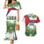 Cuba Floral Couples Matching Mermaid Dress and Hawaiian Shirt Tropical Flower Design with Cuban Flag and Cuba en Flor Script - Wonder Print Shop