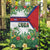 Cuba Floral Garden Flag Tropical Flower Design with Cuban Flag and Cuba en Flor Script - Wonder Print Shop