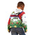 Cuba Floral Kid Hoodie Tropical Flower Design with Cuban Flag and Cuba en Flor Script - Wonder Print Shop