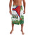 Cuba Floral Lavalava Tropical Flower Design with Cuban Flag and Cuba en Flor Script - Wonder Print Shop