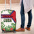 Cuba Floral Luggage Cover Tropical Flower Design with Cuban Flag and Cuba en Flor Script - Wonder Print Shop