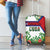 Cuba Floral Luggage Cover Tropical Flower Design with Cuban Flag and Cuba en Flor Script - Wonder Print Shop