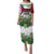 Cuba Floral Puletasi Tropical Flower Design with Cuban Flag and Cuba en Flor Script - Wonder Print Shop