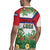 Cuba Floral Rugby Jersey Tropical Flower Design with Cuban Flag and Cuba en Flor Script - Wonder Print Shop