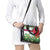 Cuba Floral Shoulder Handbag Tropical Flower Design with Cuban Flag and Cuba en Flor Script - Wonder Print Shop