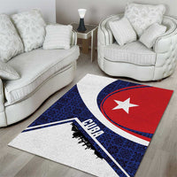 Cuba Flag Area Rug Red White and Blue Design with Cuban Star and Havana City Skyline - Wonder Print Shop