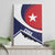 Cuba Flag Canvas Wall Art Red White and Blue Design with Cuban Star and Havana City Skyline - Wonder Print Shop