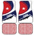 Cuba Flag Car Mats Red White and Blue Design with Cuban Star and Havana City Skyline - Wonder Print Shop