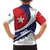 Cuba Flag Family Matching Off Shoulder Short Dress and Hawaiian Shirt Red White and Blue Design with Cuban Star and Havana City Skyline - Wonder Print Shop