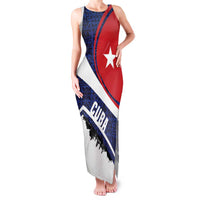 Cuba Flag Family Matching Tank Maxi Dress and Hawaiian Shirt Red White and Blue Design with Cuban Star and Havana City Skyline - Wonder Print Shop