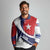 Cuba Flag Long Sleeve Polo Shirt Red White and Blue Design with Cuban Star and Havana City Skyline - Wonder Print Shop
