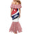 Cuba Flag Mermaid Dress Red White and Blue Design with Cuban Star and Havana City Skyline - Wonder Print Shop