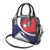 Cuba Flag Shoulder Handbag Red White and Blue Design with Cuban Star and Havana City Skyline - Wonder Print Shop