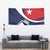 Cuba Flag Tapestry Red White and Blue Design with Cuban Star and Havana City Skyline - Wonder Print Shop