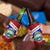 Costa Rica Flag 4 in 1 Can Cooler Tumbler Red White Blue with National Coat of Arms and Shield Design - Wonder Print Shop
