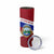 Costa Rica Flag Skinny Tumbler Red White Blue with National Coat of Arms and Shield Design - Wonder Print Shop