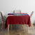 Costa Rica Flag Tablecloth Red White Blue with National Coat of Arms and Shield Design - Wonder Print Shop