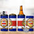 Costa Rica Flag Map 4 in 1 Can Cooler Tumbler Red White Blue with National Colors and Gold Crest Design - Wonder Print Shop