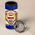 Costa Rica Flag Map 4 in 1 Can Cooler Tumbler Red White Blue with National Colors and Gold Crest Design - Wonder Print Shop