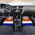 Costa Rica Flag Map Car Mats Red White Blue with National Colors and Gold Crest Design - Wonder Print Shop
