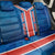 Costa Rica Pura Vida Back Car Seat Cover Blue Geometric with Red Stripe and National Flag Detail - Wonder Print Shop