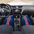 Costa Rica Pura Vida Car Mats Blue Geometric with Red Stripe and National Flag Detail - Wonder Print Shop